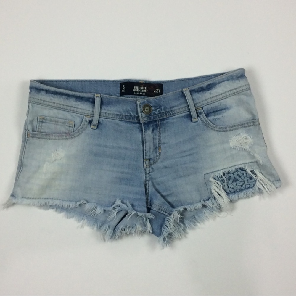 Hollister Faded Denim Jean Shorts